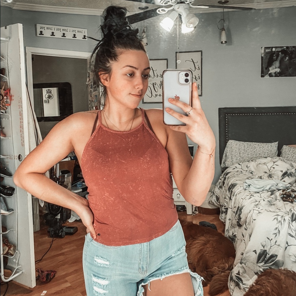 american eagle halter tank